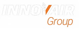 Innovair Group's white logo.